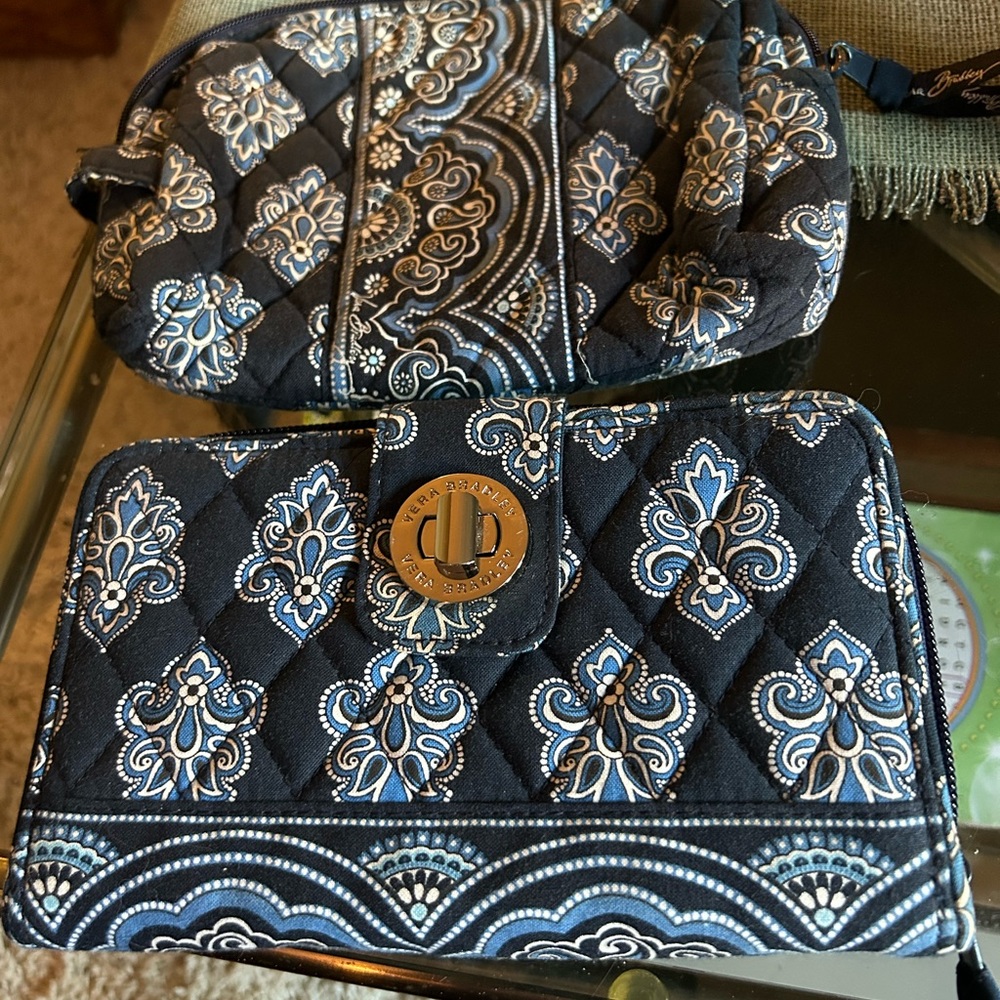Vera Bradley Wallet & cosmetic bag